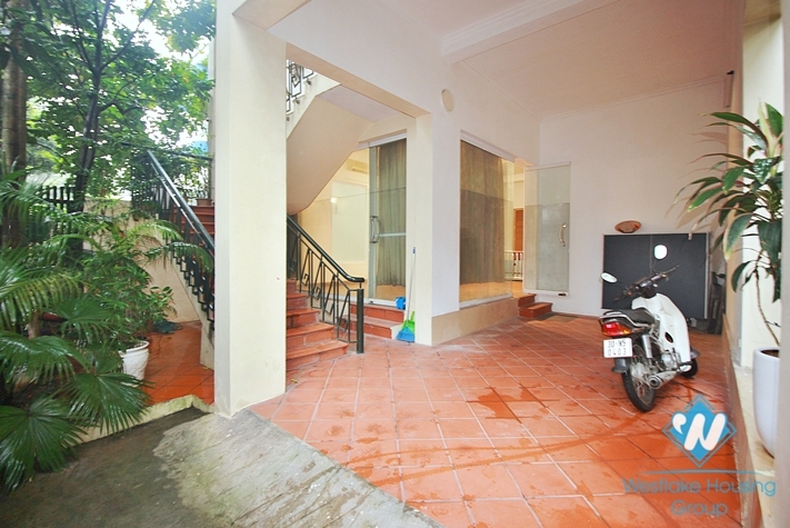 Five bedrooms house with pool for rent in To Ngoc Van st, Tay Ho, Ha Noi